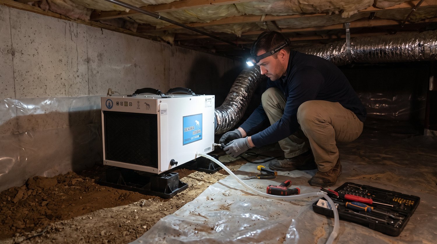 5 Easy Steps to Install a Crawl Space Dehumidifier