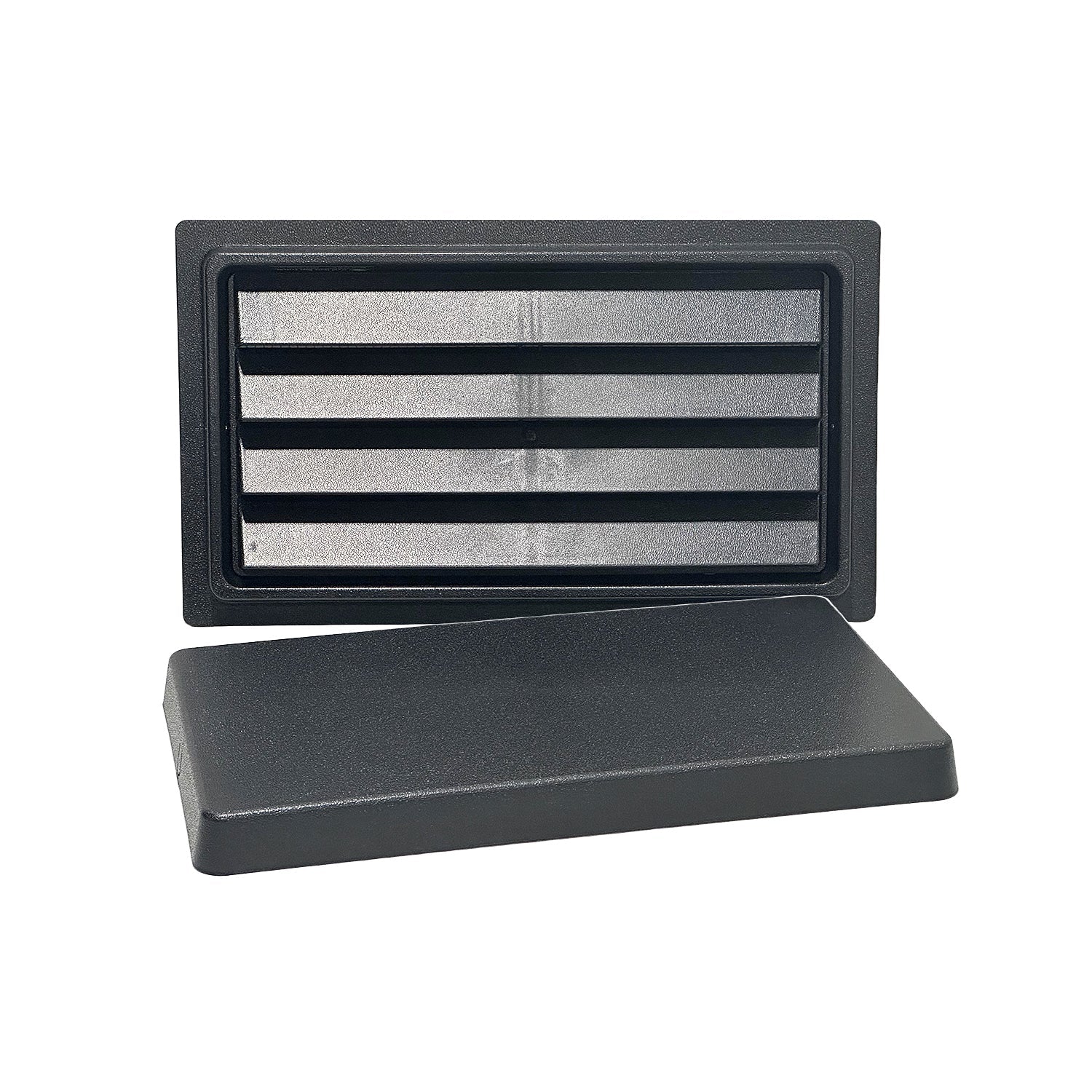 Crawl Space Vent with Removable Cover - 8x16 Manual Foundation Vent