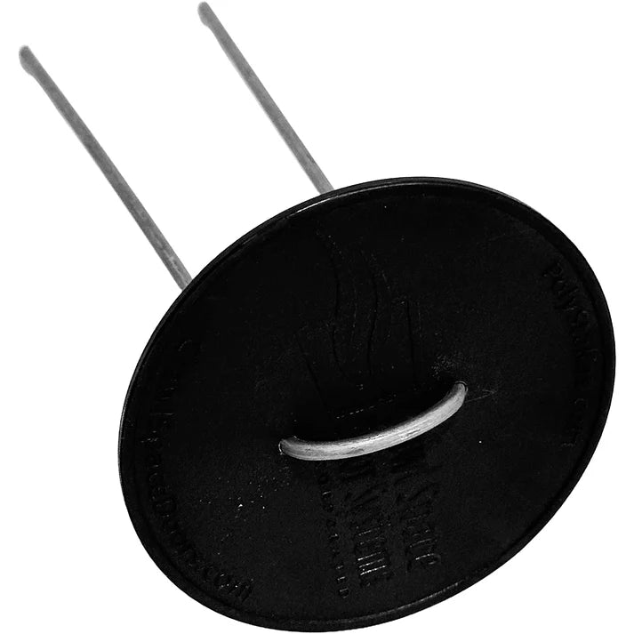 Capped Vapor Barrier Stakes - 50 Pack with Metal Stakes