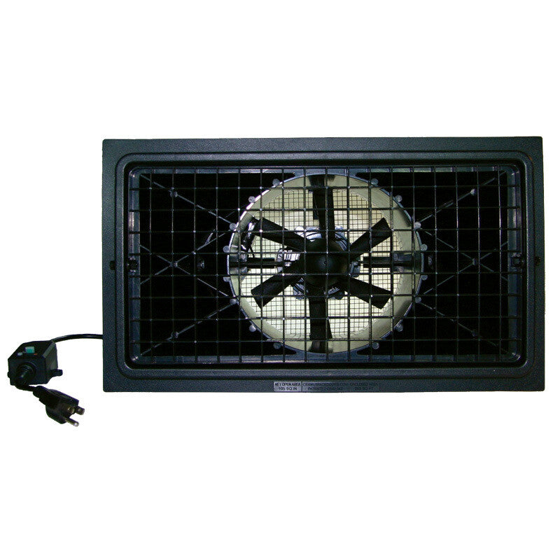 Power Blade Crawl Space Ventilation Fan - 460 CFM System for Moisture Control