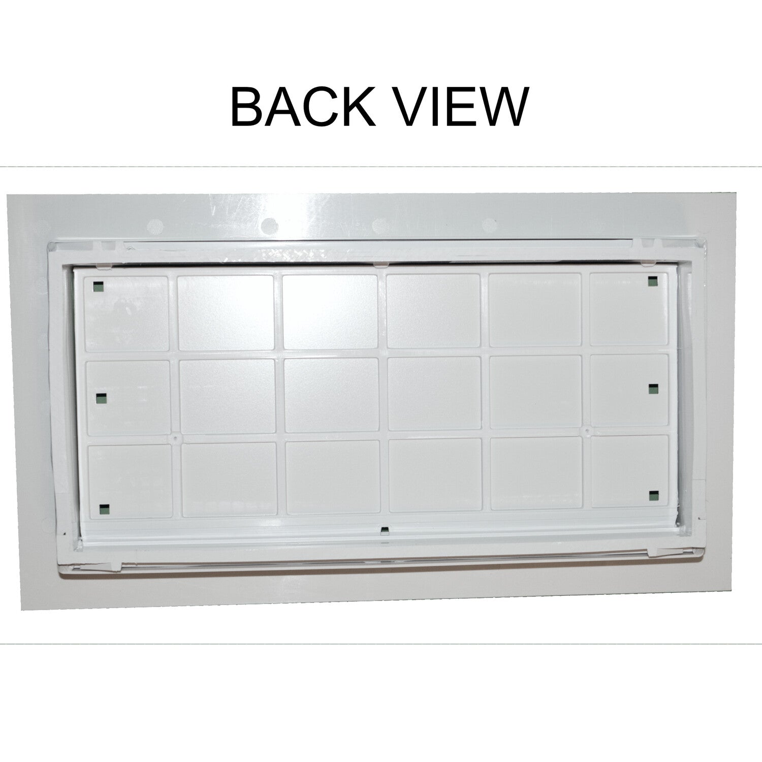 ICC-ES Certified Overhead Garage Door Flood Vent - 2" Low-Profile Design