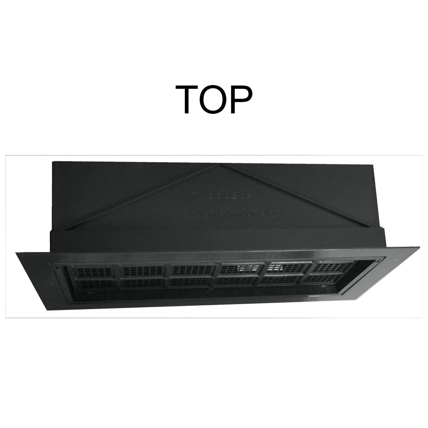 ICC-ES Certified Engineered Flood Vent - 8" Depth Multi-Purpose with Air Circulation - Gray