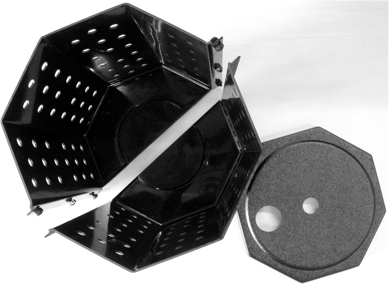 Two-Piece Sump Pump Bucket - Patented Multi-Part Basin for Tight Crawl Spaces