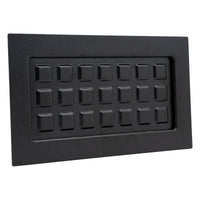vent cover with square pattern