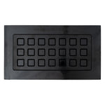reverse side of the vent cover with square pattern
