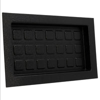 Rectangle black plastic vent cover