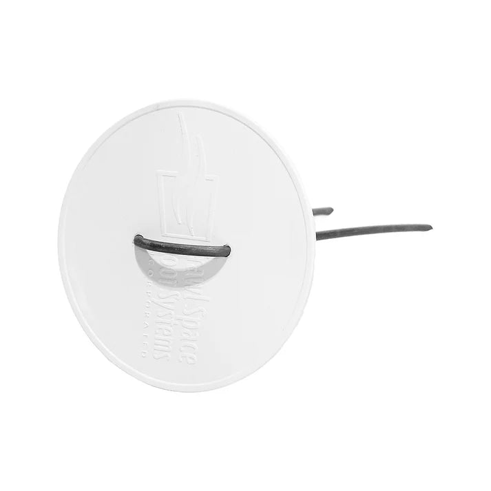 Capped Vapor Barrier Stakes - 50 Pack with Metal Stakes