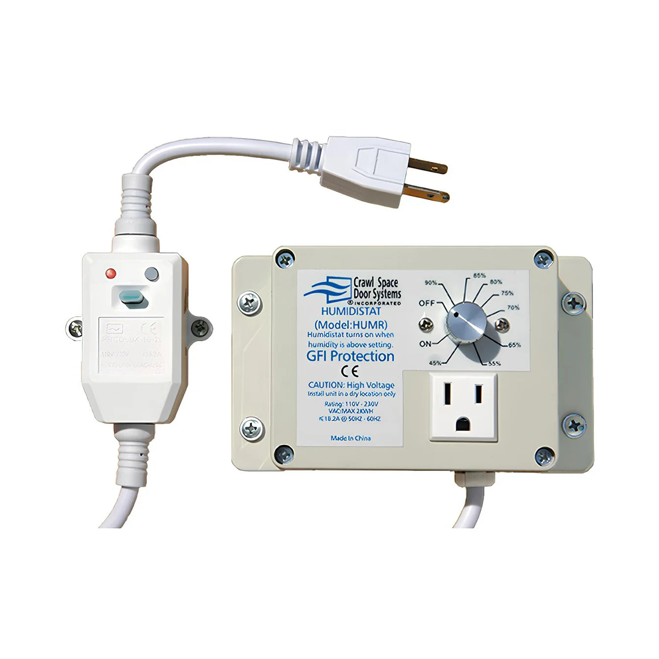 Crawl Space Humidistat Controller - Automatic Fan Control for Humidity Management